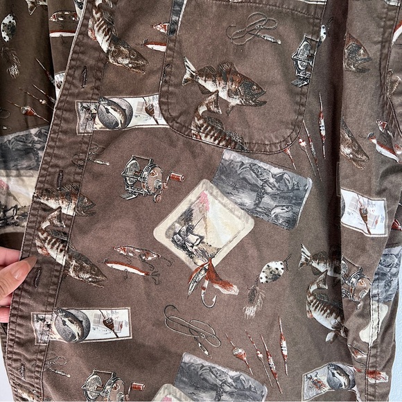 Vintage Cobra Creek Fishing Button Up T-Shirt - Picture 4 of 8